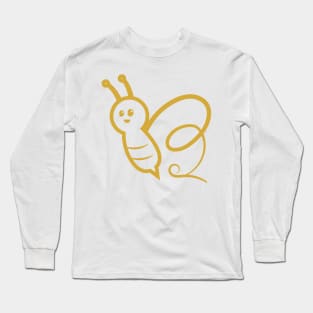 B initials in bee shape logo and vector icon Long Sleeve T-Shirt